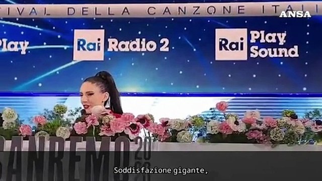 Sanremo, Ditonellapiaga: Contenta che un'artista donna con nome come il mio sia sul podio
