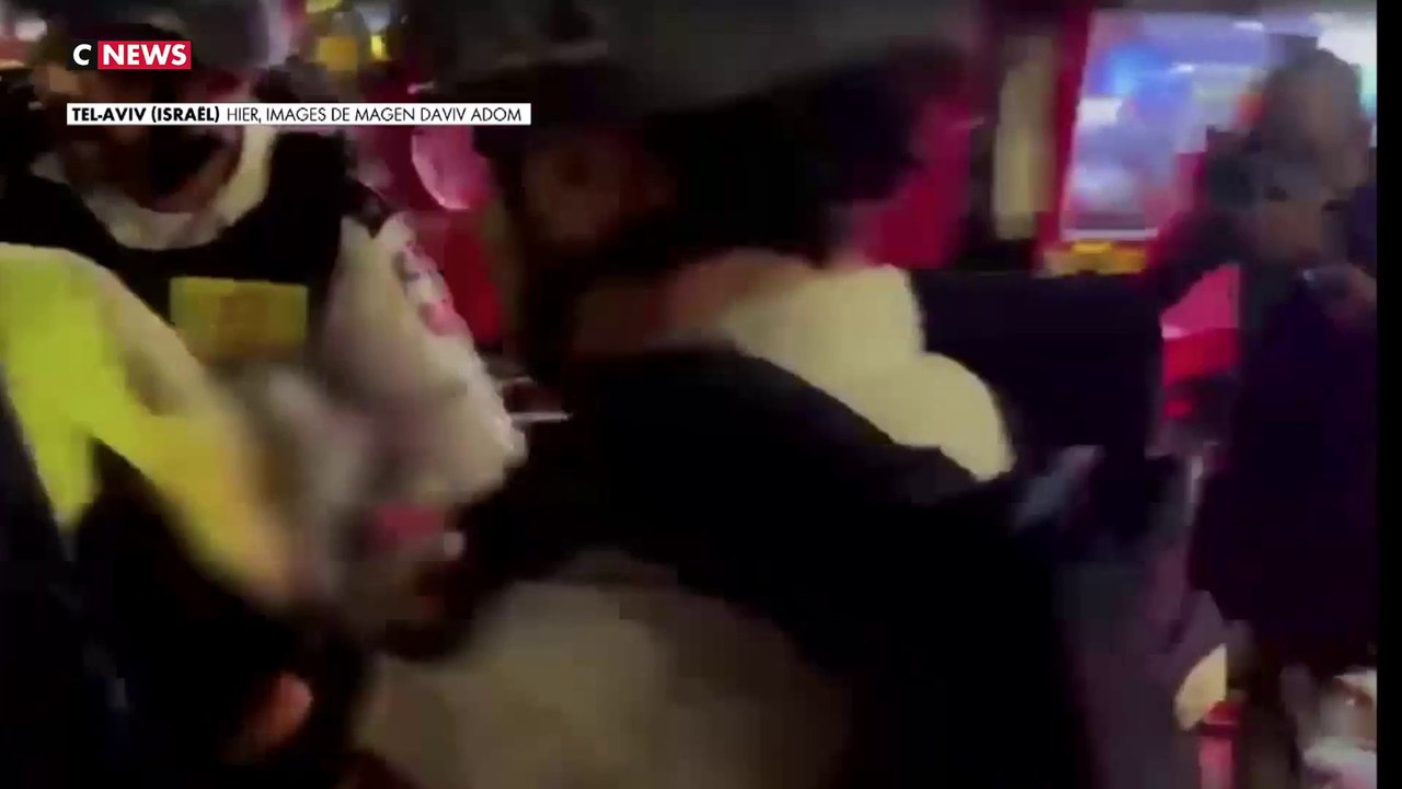 Les rues de Tel-Aviv bombardées par l'Iran