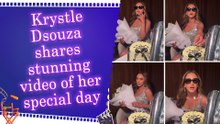 Krystle Dsouza celebrates her birthday in style, shares trendy 'Birthday Behavior' video