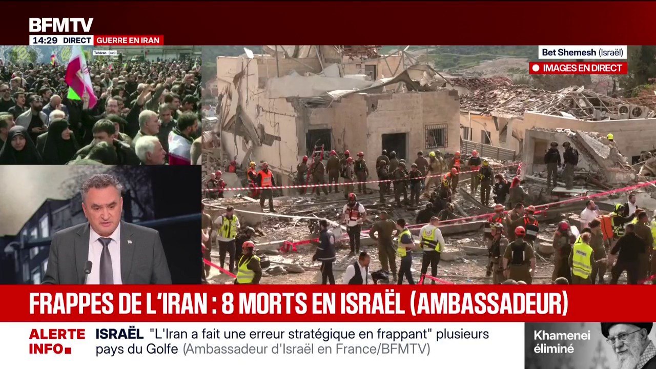 Frappes de l'Iran: "On fera tout ce qui est en notre puissance pour arriver à vivre en paix dans notre petit coin du Moyen-Orient", dit Joshua Zarka, ambassadeur d'Israël en France