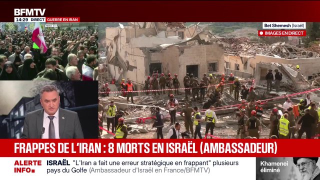 Frappes de l'Iran: On fera tout ce qui est en notre puissance pour arriver à vivre en paix dans notre petit coin du Moyen-Orient , dit Joshua Zarka, ambassadeur d'Israël en France