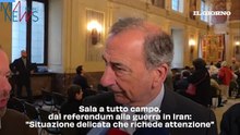 Sala a tutto campo, dal referendum alla guerra in Iran: "Situazione delicata che richede attenzione"