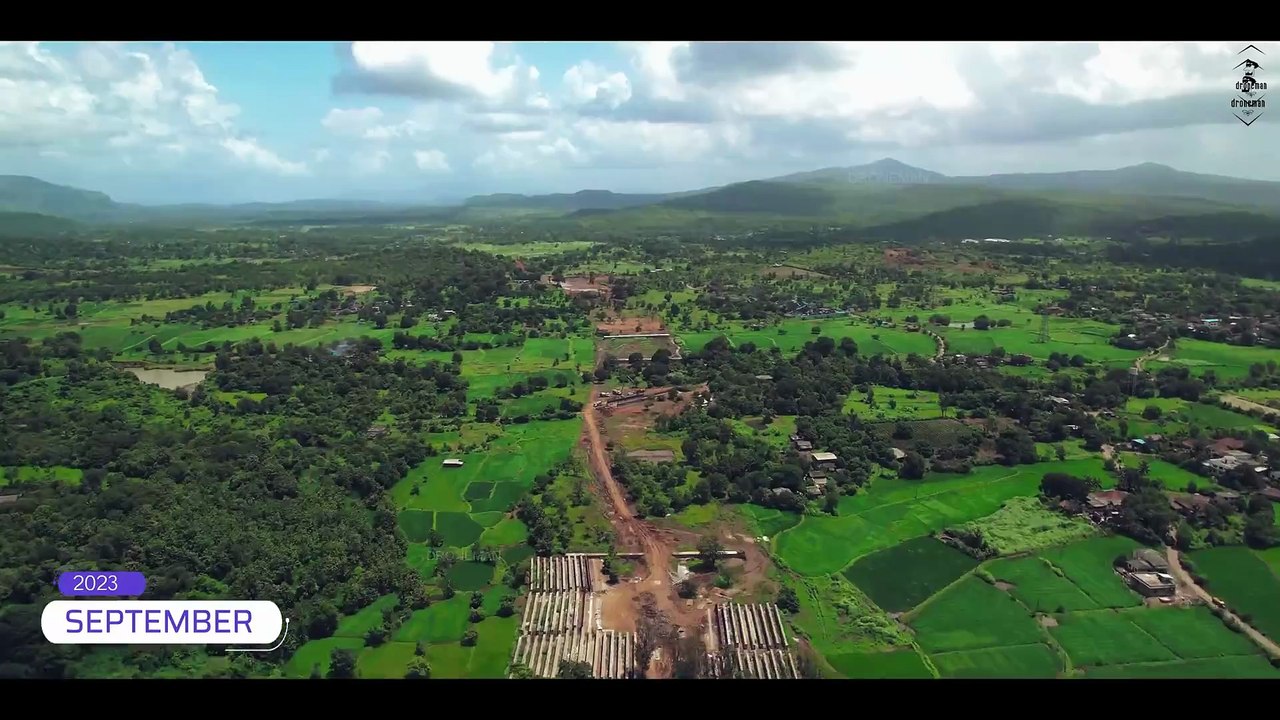 Delhi Mumbai Expressway Maharashtra State Progress _ Virar-JNPT Update _ Package 14