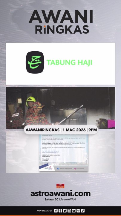 #AWANIRingkas 1 Mac 2026 | 9PM