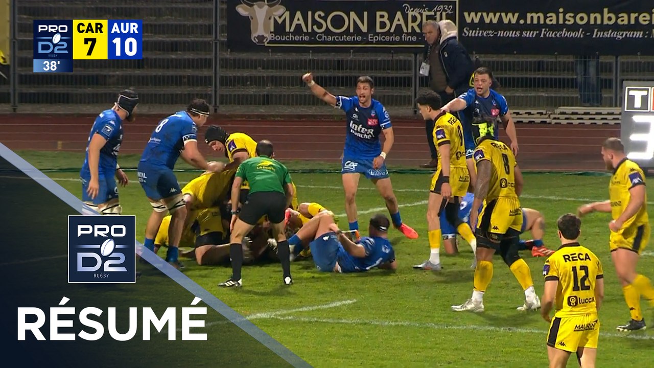 PRO D2 Saison 2025-2026 J22 - Résumé US Carcassonnaise - Stade Aurillacois