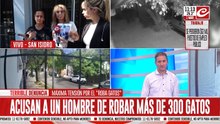 Evelyn Von Brocke acusó a un hombre de robar más de 300 gatos en San Isidro