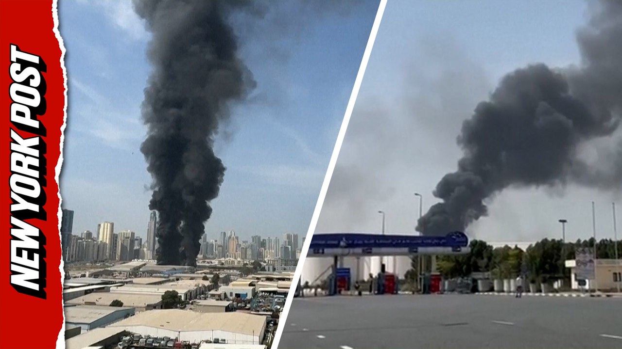 Smoke engulfs Dubai skyline after Iranian missile and drone attacks rock UAE