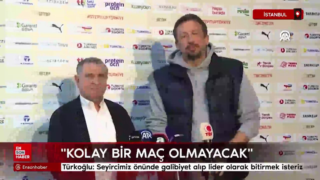 Hidayet Türkoğlu: Seyircimiz önünde galibiyet alıp lider olarak bitirmek isteriz