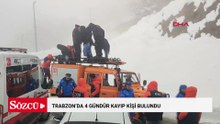 Trabzon’da 4 gündür kayıp kişi bulundu