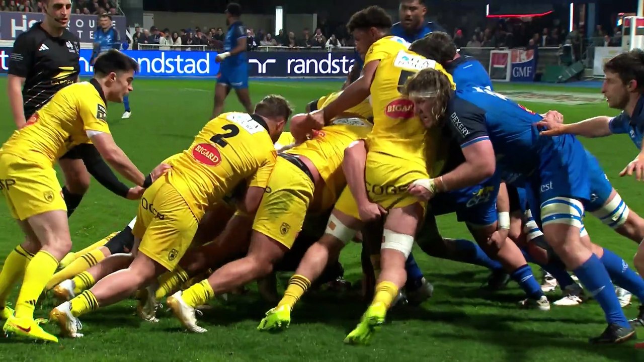 TOP 14 - Essai de Jack NOWELL (SR) - Castres Olympique - Stade Rochelais