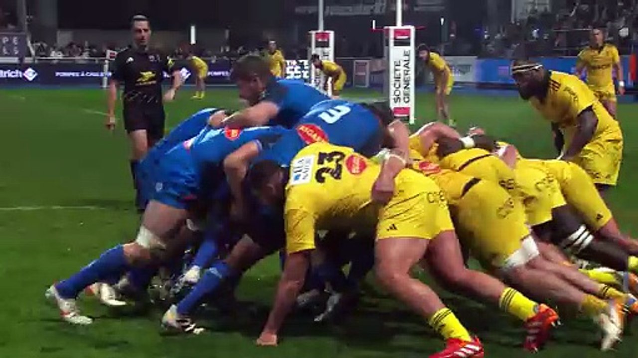 TOP 14 - Essai de Teddy DURAND (CO) - Castres Olympique - Stade Rochelais