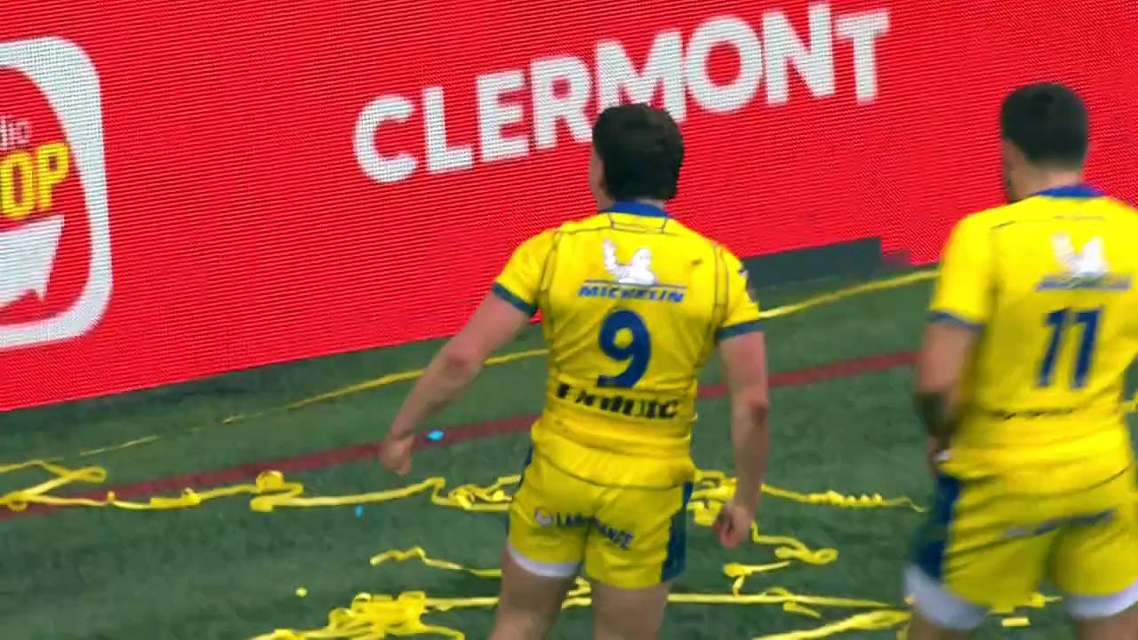 TOP 14 - Essai de Baptiste JAUNEAU (ASM) - ASM Clermont - Aviron Bayonnais