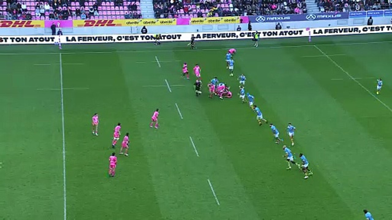 TOP 14 - Essai de Mathieu HIRIGOYEN (SFP) - Stade Français Paris - USA Perpignan