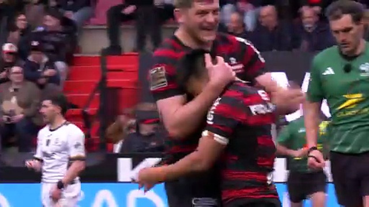 TOP 14 - Essai de Naoto SAITO (ST) - Stade Toulousain - US Montalbanaise