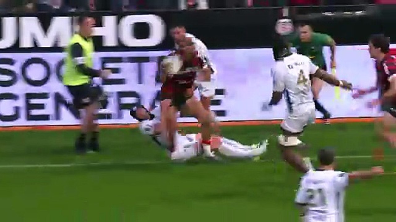 TOP 14 - Essai de Teddy THOMAS 2 (ST) - Stade Toulousain - US Montalbanaise