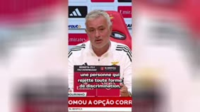 Benfica - José Mourinho : Si Prestianni est coupable, pour moi c'est fini