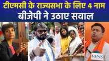ममता बनर्जी ने राज्यसभा के लिए 4 उम्मीदवार घोषित किए, बीजेपी ने उठाए सवाल