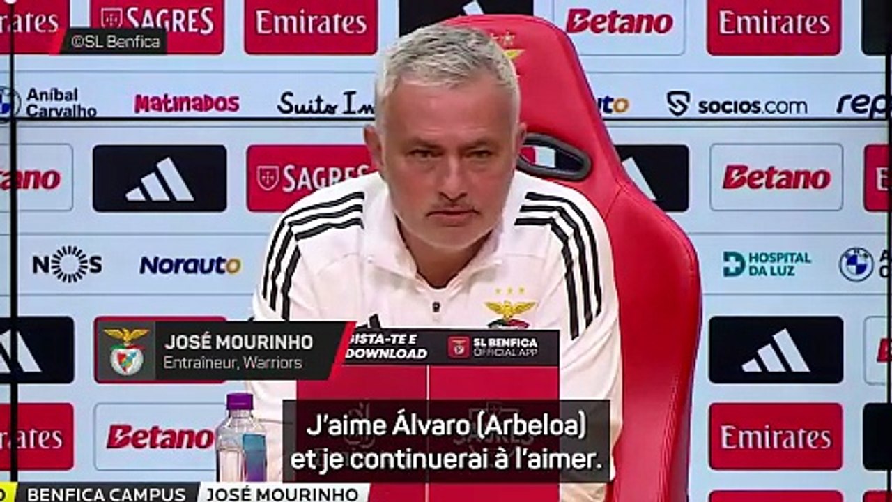 José Mourinho : « Si Prestianni est coupable, pour moi c'est fini. »