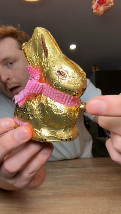Tous les lapins or de chez Lindt 😱✨ c’est bientôt Pâques et je ne pouvais pas passer à côté de la dégustation de ce lapin iconique 😍✨