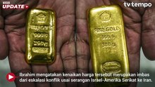 Harga Emas Dunia Diprediksi Naik Imbas Serangan ke Iran