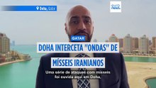 Qatar interceta "ondas de mísseis" iranianos no segundo dia de combates