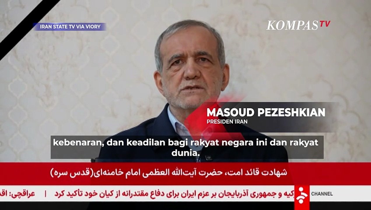 Presiden Iran Respons Kematian Khamenei: AS-Israel Tak Dapat Apa-Apa, Selain Kehinaan!