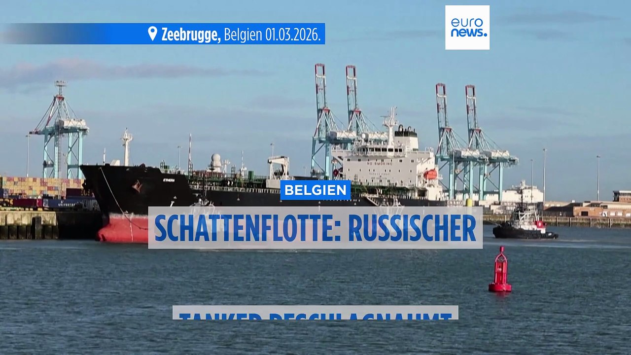 Nordsee: Belgien beschlagnahmt russischen Schattentanker