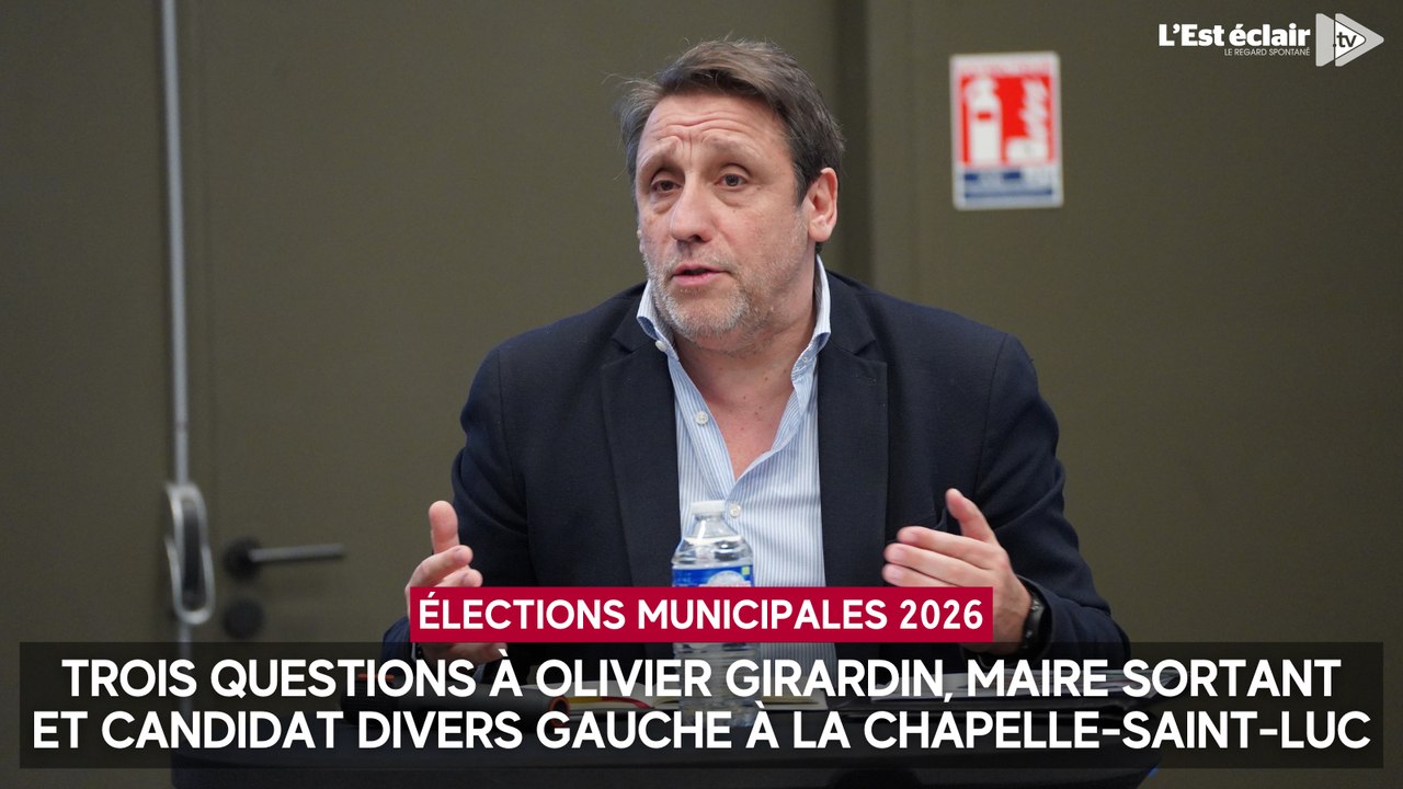 Trois questions à Olivier Girardin, maire sortant et candidat aux élections municipales 2026 à La Chapelle-Saint-Luc