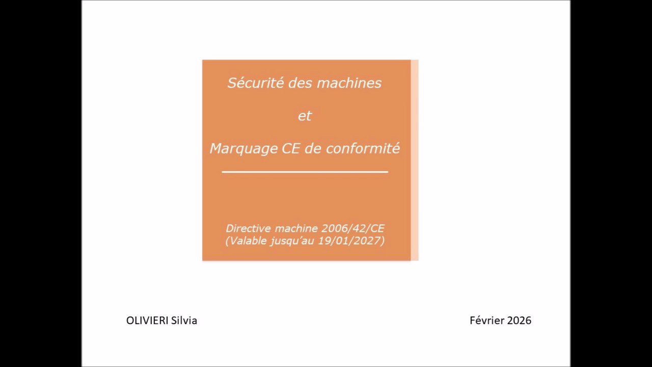 Directive machine 206/42/CE