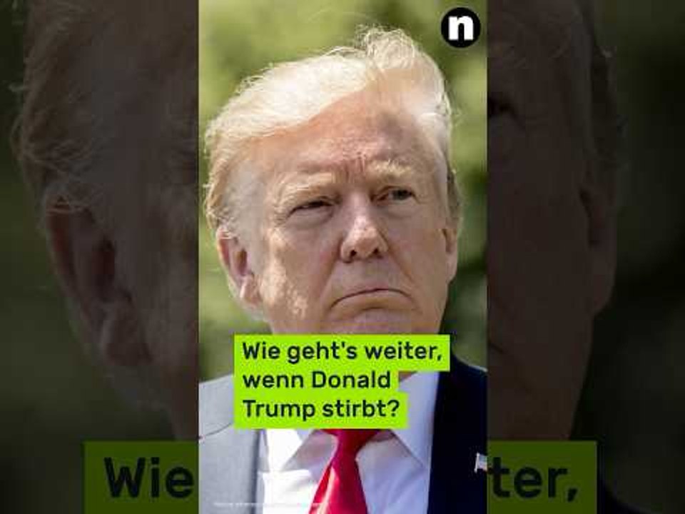 Wie geht's weiter, wenn Trump stirbt?: Er macht Skandal-Ministerin zur designierten Nachfolgerin