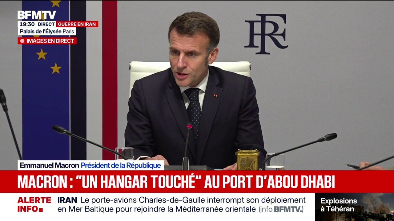 Frappes au Moyen-Orient: "Notre priorité, c'est la sécurité de nos ressortissants", déclare Emmanuel Macron