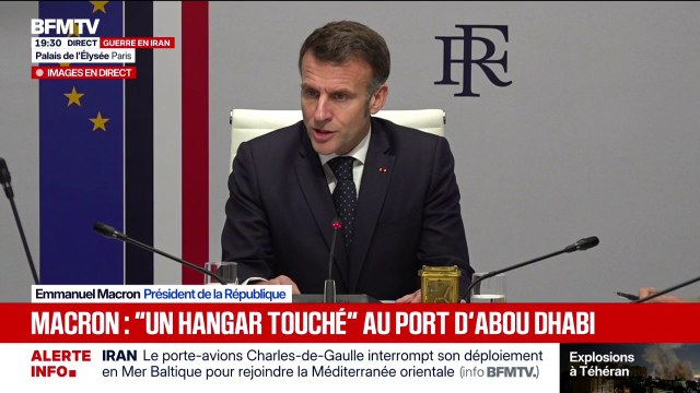 Frappes au Moyen-Orient: Notre priorité, c'est la sécurité de nos ressortissants , déclare Emmanuel Macron