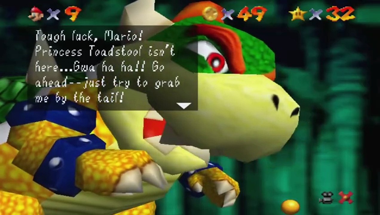 Super Mario 64 - All Bosses 720p 60FPS