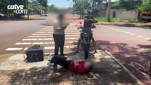 Motociclista fica ferido em batida no São Cristóvão