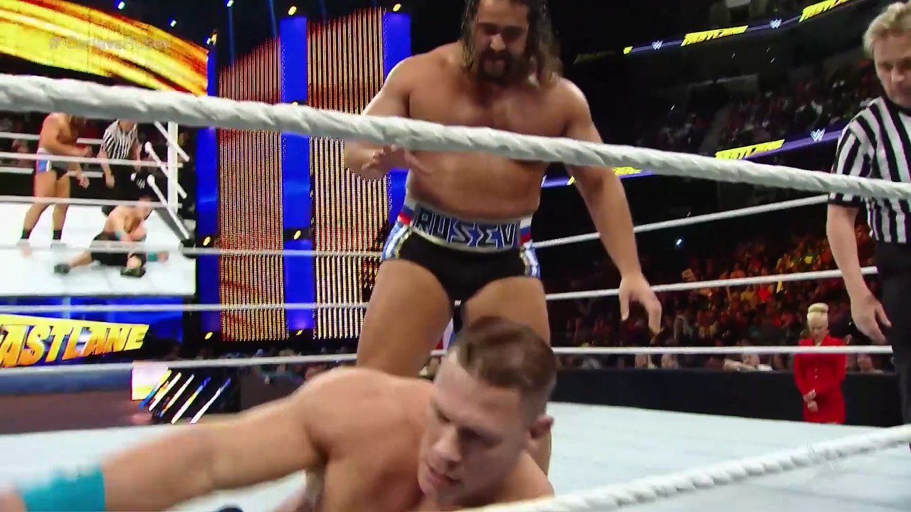 FULL MATCH Rusev vs. John Cena   U.S. Title Match WWE Fastlane 2015