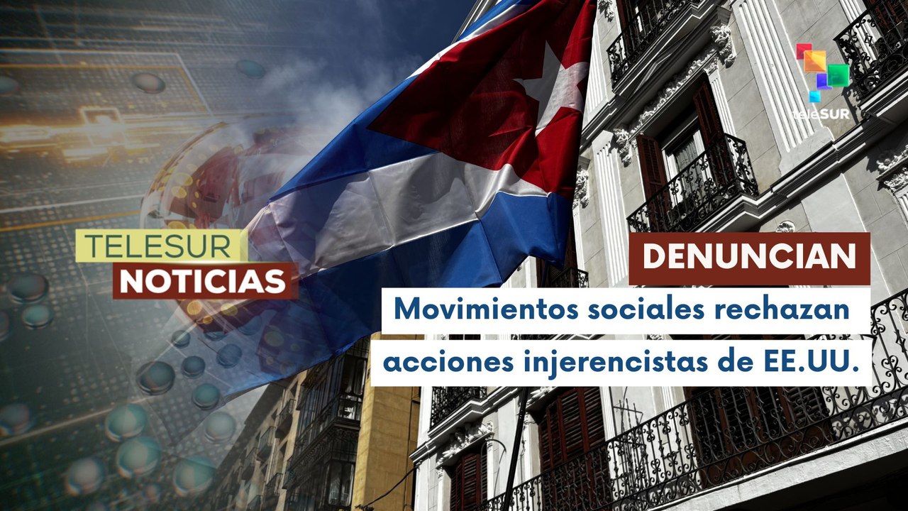 Movilizaciones en Madrid repudian bloqueo económico contra Cuba