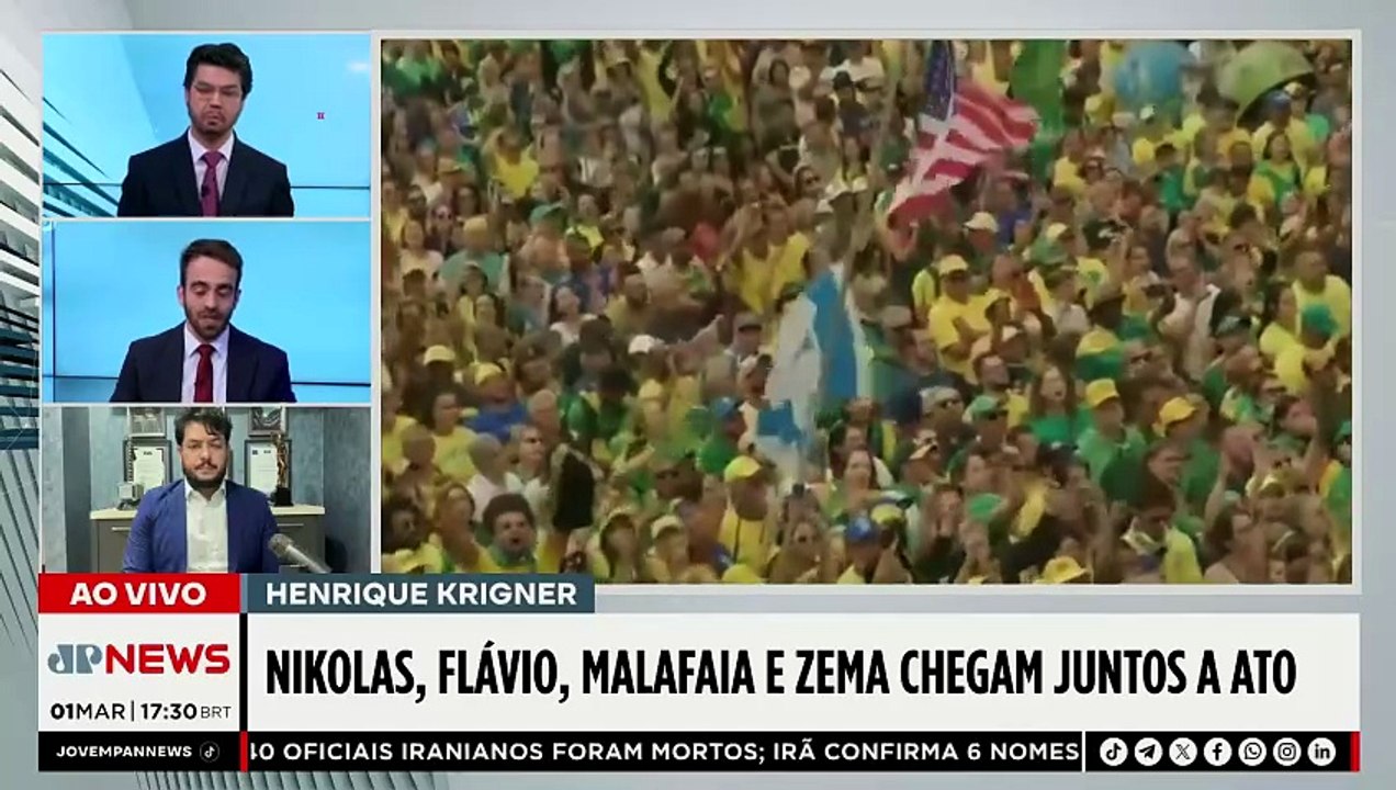 Nikolas, Flávio, Malafaia e Zema mostram união da direita em ato ‘Acorda, Brasil’, em São Paulo