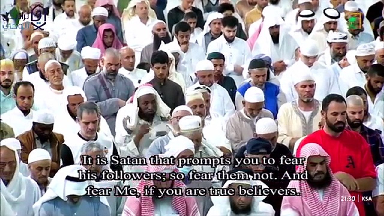 ويتفكرون في خلق السموٰات والأرض - تنوع وتحبير لا يوصف من ليلة مميزة للشيخ ياسر الدوسري