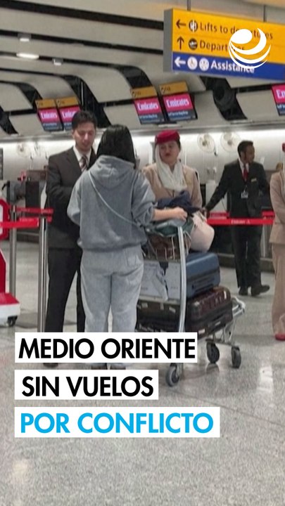 Cielo cerrado y viajeros bloqueados por el conflicto en Oriente Medio