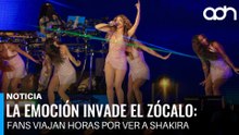 Fans de todo México viajaron horas para el concierto de Shakira en el Zócalo de la CDMX
