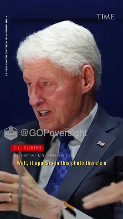 Bill Clinton Testifies About the Hot Tub Photo from the Epstein Files [VERTICAL]