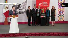 Copa del Mundo llega a manos de Claudia Sheinbaum