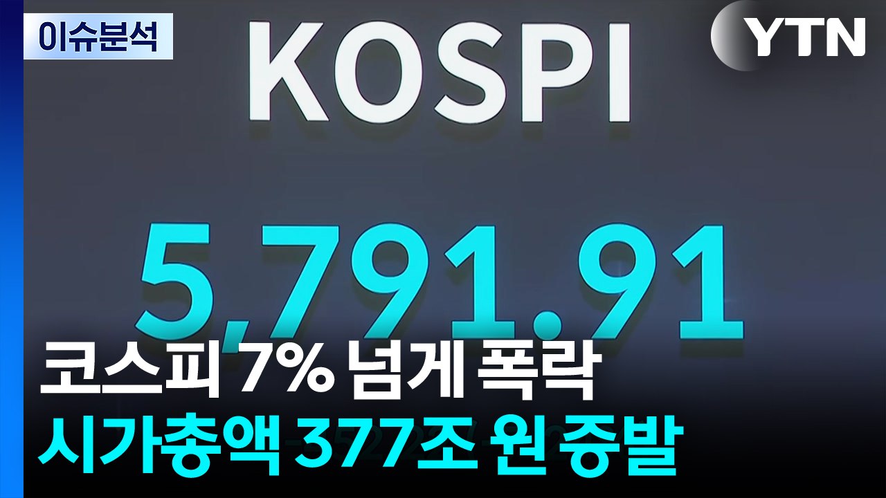 [스타트 경제] 이란 사태에 코스피 최대 낙폭...7%대 급락, 환율 26원 급등 /...