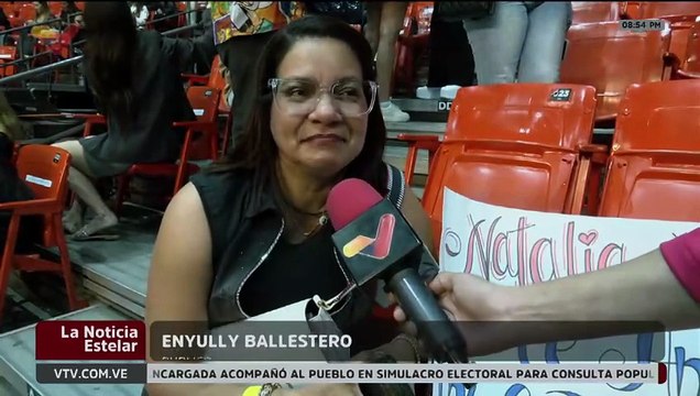 La talentosa artista Natalia Jiménez regresó a tierras venezolanas dejando una huella imborrable