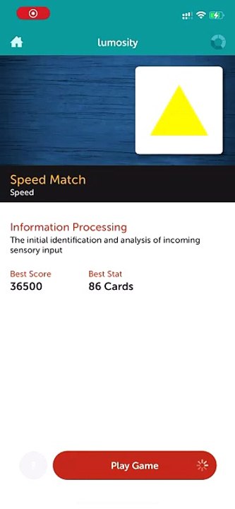 Lumosity Games 11: Speed Match for Speed Brain Training #lumositygame
