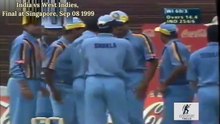 When Nikhil Chopra Bowled Brian Lara in a Final! (Super Rare Gold) Final, Singapore, September 08, 1999