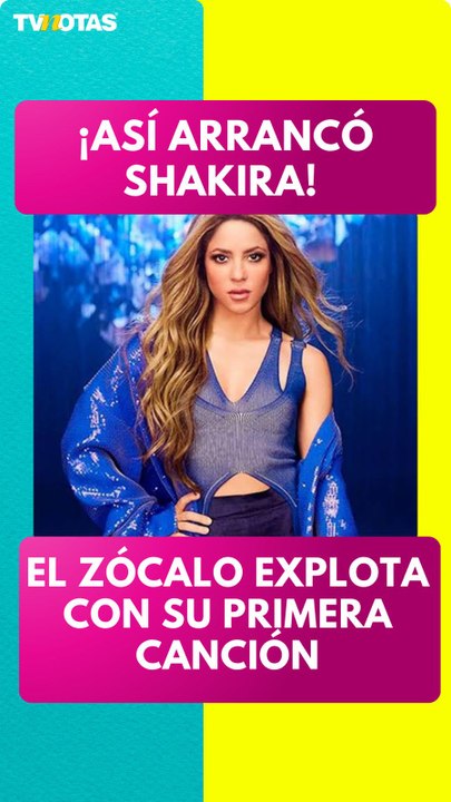 El Zócalo ya es una fiesta antes de que arranque el concierto de Shakira.