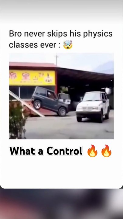 Amazing pendulum balance with Jeeps