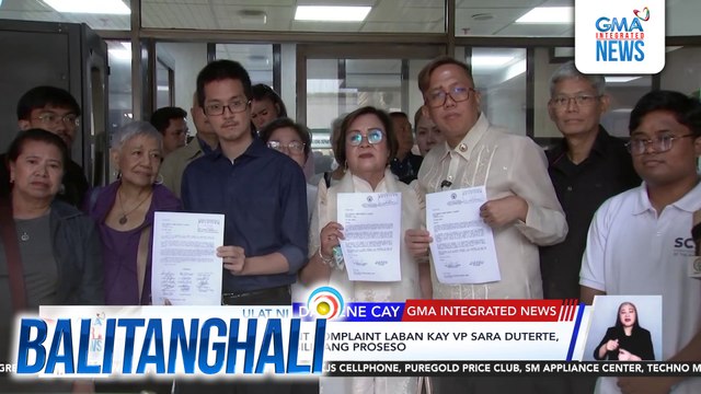 Ika-2 impeachment complaint laban kay VPSD, binawi para daw mapabilis ang proseso | Balitanghali