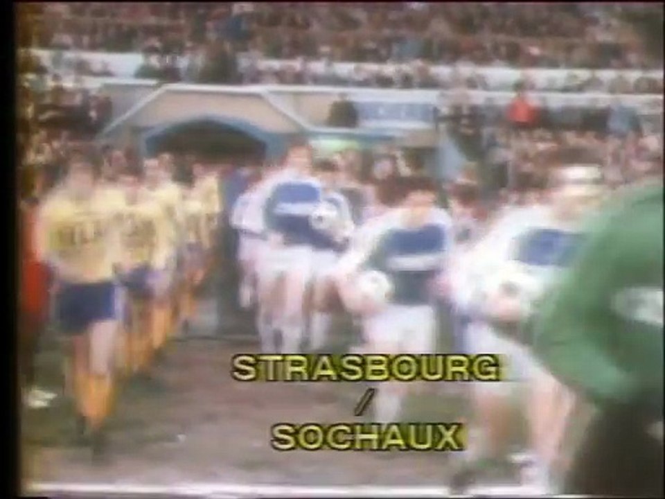 STRASBOURG - SOCHAUX - 1978 - SAISON 1977/1978 -